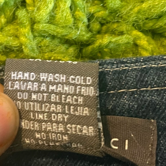 Sans Souci denim jean button front skirt size small - Picture 5 of 5